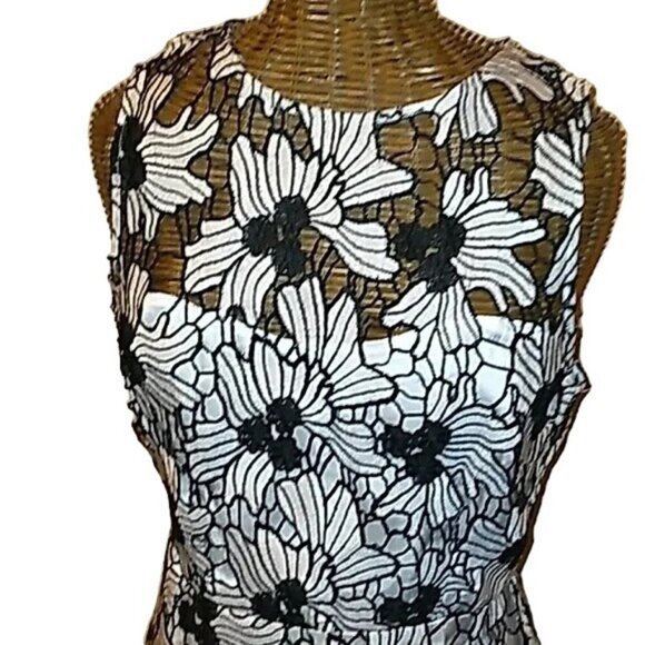 BB Dakota Black Embroidered Floral Dress - Picture 5 of 9